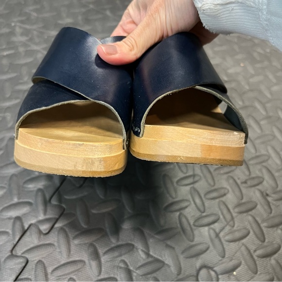 1391 Swedish Hasbeens Annette Clog Sandals 38 - Picture 3 of 8